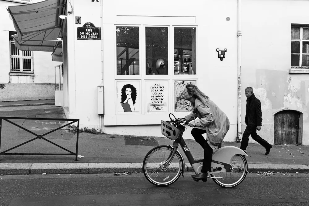 bicicleta em Paris